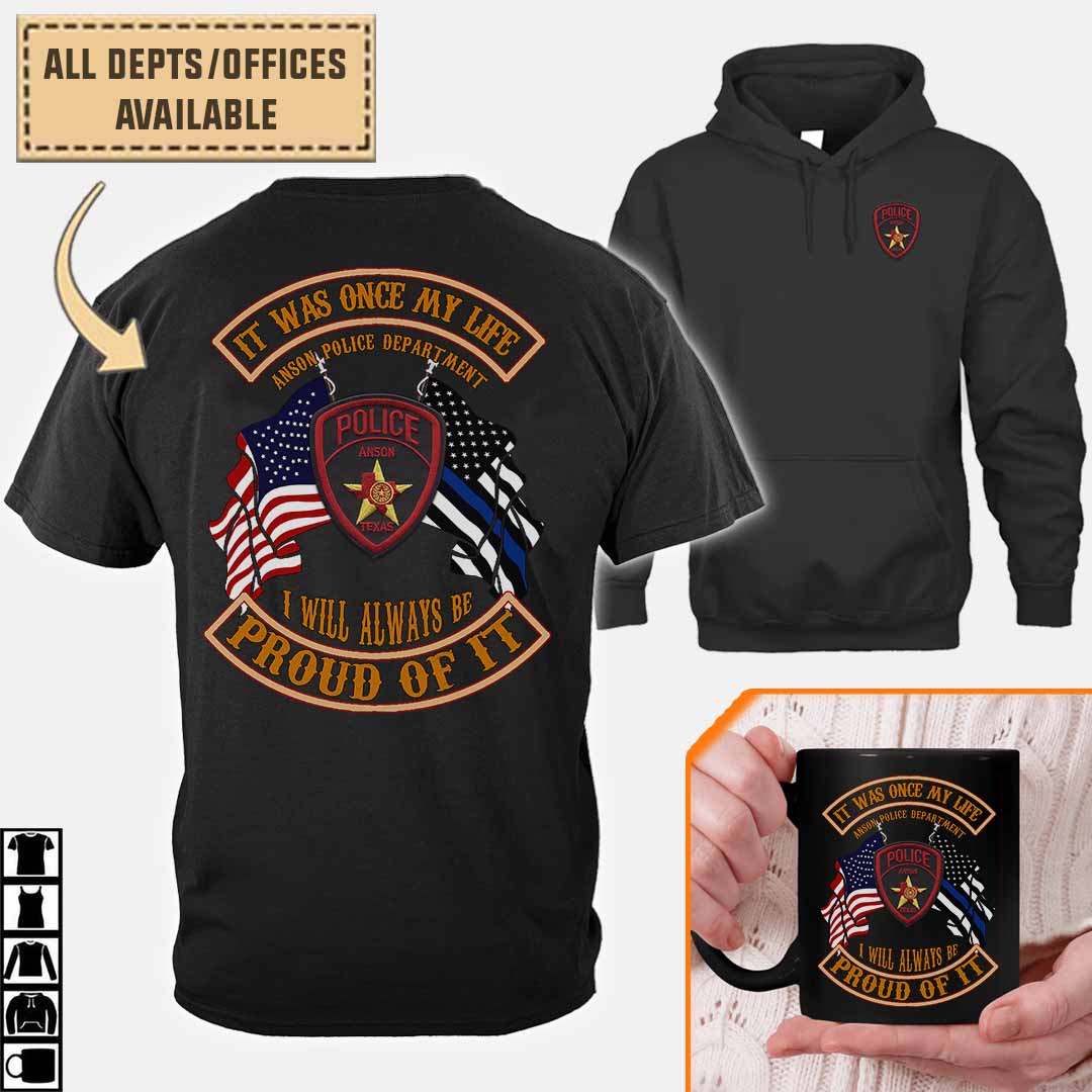 anson police department txcotton printed shirts bn96y
