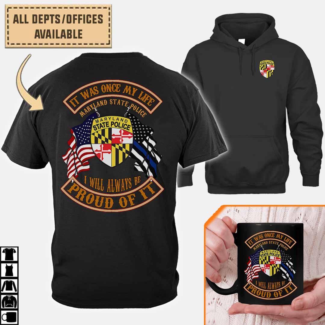 maryland state police mdcotton printed shirts ug2m0