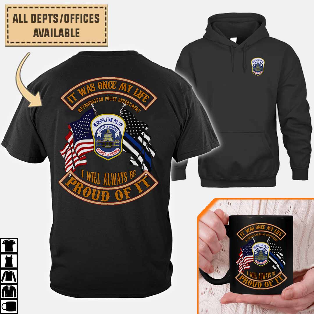 metropolitan police department dccotton printed shirts er47w