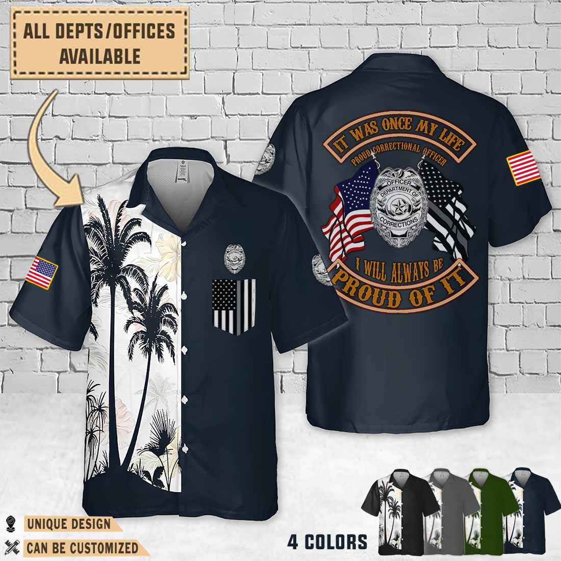proud correctional officerpalm tree hawaiian shirt 94dn1