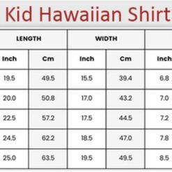 7 Web Size Kids Hawaiian