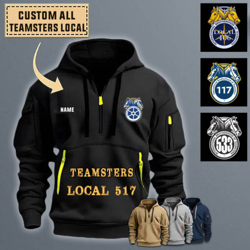 Custom Teamsters Local Hoodie AOP Zipper 2