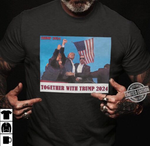 Together with Trump 2024 Cotton Printed Shirts 2