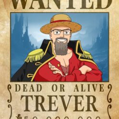 custom one piece wanted poster and canvas from photo 20v91