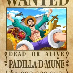 custom one piece wanted poster and canvas from photo 4itu5