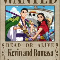 custom one piece wanted poster and canvas from photo iozn3