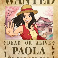 custom one piece wanted poster and canvas from photo kx1ty