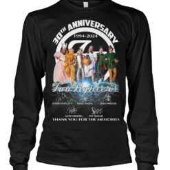 30th anniversary 1994 2024 foo fighters thank you for the memories shirts r3ayf