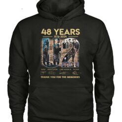 48 years 1976 2024 u2 signature thank you for the memories shirts t7slx