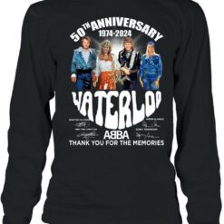 50th anniversary 1974 2024 waterloo abba thank you for the memories shirts qluxe