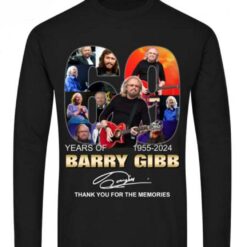 60 years of 1955 2024 barry gibb thank you for the memories shirts 0rzh5