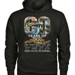 60 years of 1965 2025 the sound of music thank you for the memories shirts a2smm