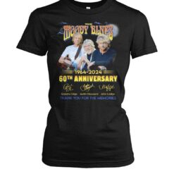 60th anniversary 1964 2024 the moody blues thank you for the memories signature shirts vylrd