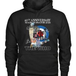 60th anniversary made in 1964 for 2024 the who t shirt 3z5sz