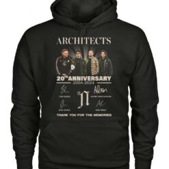 architects 20th anniversary 2004 2024 thank you for the memories shirts mq71t