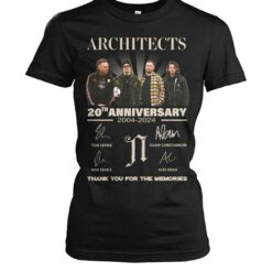 architects 20th anniversary 2004 2024 thank you for the memories shirts vfp17