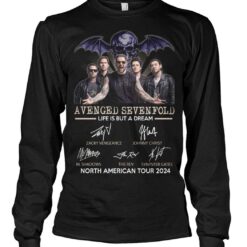 avenged sevenfold life is but a dream north american tour 2024 t shirt gcr0u