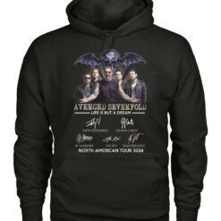 avenged sevenfold life is but a dream north american tour 2024 t shirt r1osp