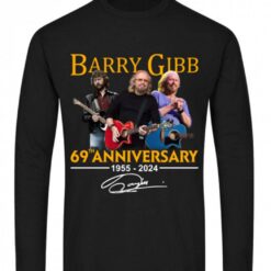 barry gibb 69th anniversary 1955 2024 signature shirts 7w3ud