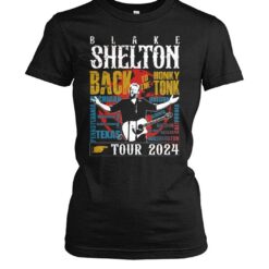 blake shelton back to the honky tonk tour 2024 t shirt nt2ho