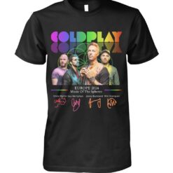 coldplay europe 2024 music of the spheres t shirt dlrfh