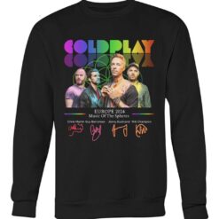 coldplay europe 2024 music of the spheres t shirt ow2oe