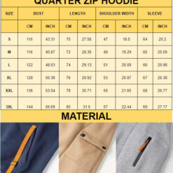 custom asme local sections quarter zip hoodie cf4sx