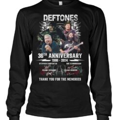 deftones 36th anniversary 1988 2024 thank you for the memories shirts 54c1s