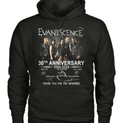 evanescence 30th anniversary 1994 2024 thank you for the memories shirts p0x2c