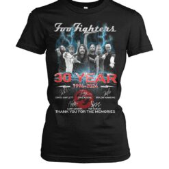 foo fighters 30 years 1994 2024 thank you for the memories unisex shirts 41f86