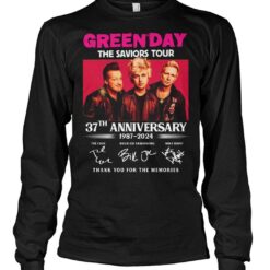 green day the saviors tour 37th anniversary 1987 2024 thank you for the memories shirts 1u72n