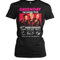 green day the saviors tour 37th anniversary 1987 2024 thank you for the memories shirts sirj2