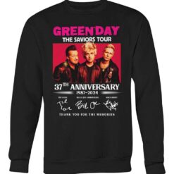 green day the saviors tour 37th anniversary 1987 2024 thank you for the memories shirts wxt4g