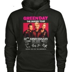 green day the saviors tour 37th anniversary 1987 2024 thank you for the memories shirts yp1p9