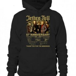 jethro tull 57th anniversary 1967 2024 thank you for the memories t shirt 95lwq