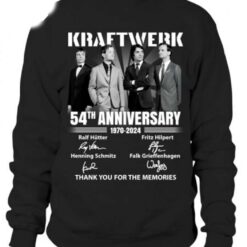 kraftwerk 54th anniversary 1970 2024 thank you for the memories shirts ur19i