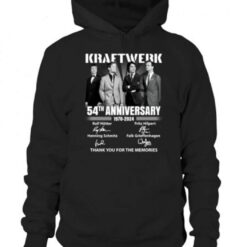 kraftwerk 54th anniversary 1970 2024 thank you for the memories shirts z08k7