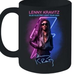 lenny kravitz blue electric light tour 2024 shirts oz782