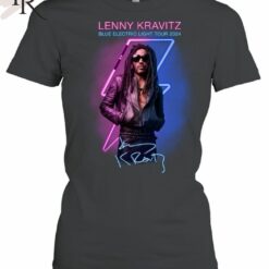 lenny kravitz blue electric light tour 2024 t shirt libuo