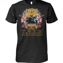 lynyrd skynyrd 60th anniversary 1964 2024 shirts scugm