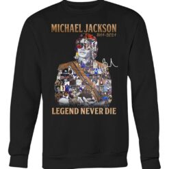 michael jackson 1964 2024 legend never die signature shirts gc7nx