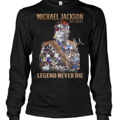 michael jackson 1964 2024 legend never die signature shirts honcr