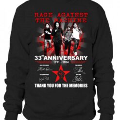 rage against the machine 33rd anniversary 1991 2024 thank you for the memories shirts b0drd