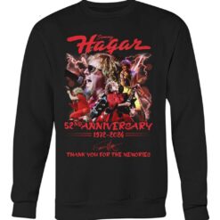 sammy hagar 52nd anniversary 1972 2024 thank you for the memories t shirt l8kwn