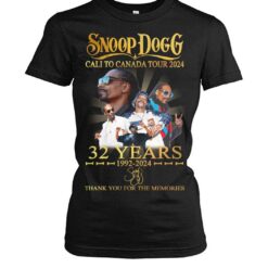 snoop dogg cali to canada tour 2024 32 years 1992 2024 thank you for the memories shirts 4xl52