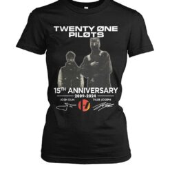 twenty one pilots 15th anniversary 2009 2024 josh dun and tyler joseph shirts jq2lb