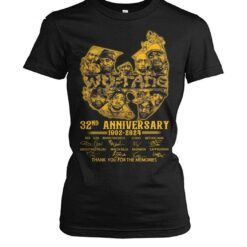 wu tang clan 32nd anniversary 1992 2024 thank you for the memories shirts 2y2ts