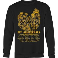 wu tang clan 32nd anniversary 1992 2024 thank you for the memories shirts tdaex