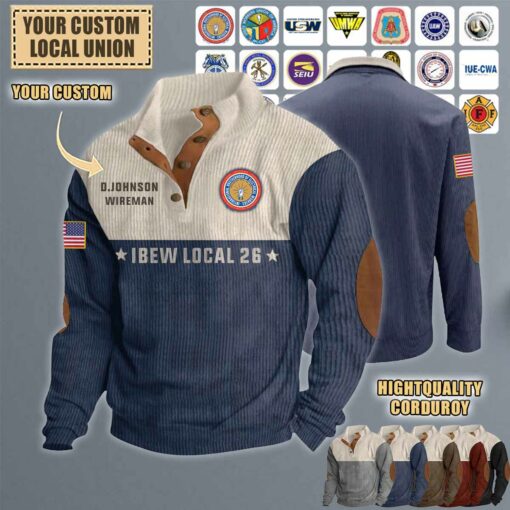 Custom Union Local Stand Collar Sweatshirt 2