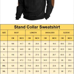 custom us airlinesstand collar sweatshirt sjl8a